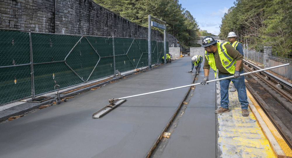 MARTA Indian Creek Platform Work